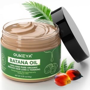 100% Pure Batana Oil for Hair Growth – Organic Honduran Hair Oil to Prevent Hair Loss & Boost Thickness (5.3 oz, Unisex)
