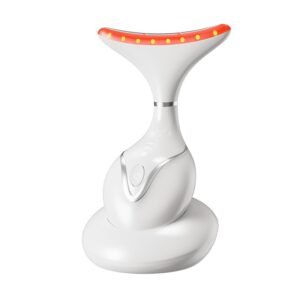 Rejuvenating Face & Neck Massager – 7-Color LED Therapy for At-Home Skincare & Lymphatic Drainage